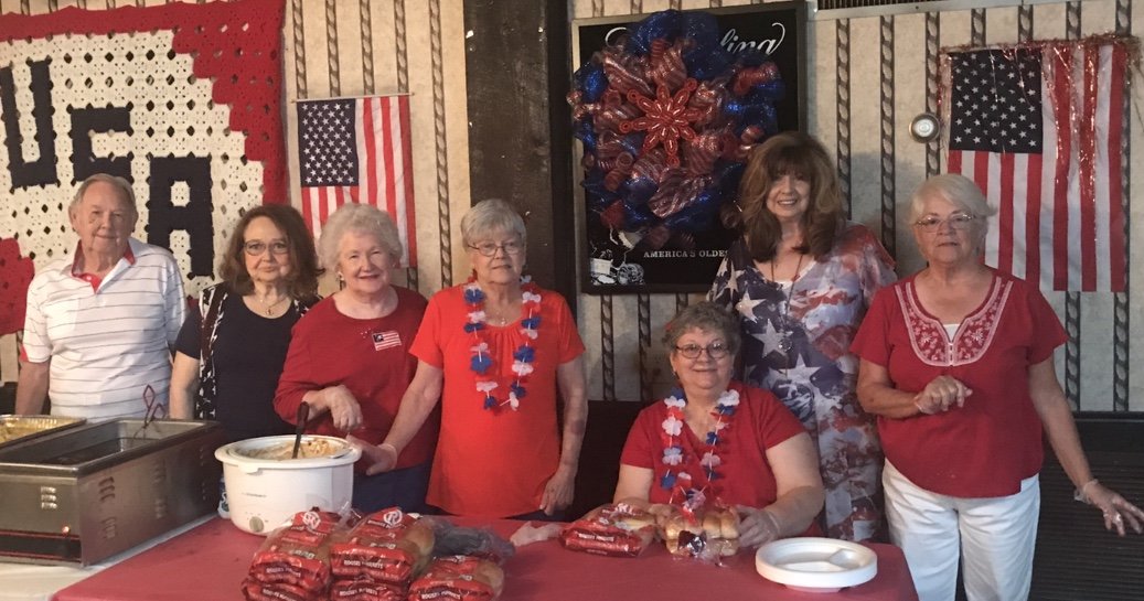 ALGIERS REPUBLICAN WOMEN PARTICIPATE IN “TWO BELL” MEMORIAL DAY 2018 CEREMONY
Club Algiers RW
Description Pictured here from left James Adams, guest, Marilyn Bernard, Recording Secretary, Marlys Heindel, Scholarship, Chairwoman, Kathlyn Dutlyn, guest, Ann Marks, Treasurer, Rose Marie Meehan, ARW President, Beverly Langridge, 1st Vice President.