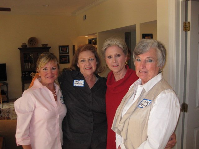 Title: Region 7 Meeting
Club: Mandeville RW
Description: MRW Participates in Region 7 organizational meeting. Pictured: Michelle Pichon, Joan Hathaway, Suzanne Crow-NFRW Member at large and Linda Begue-Reg. 7 VP