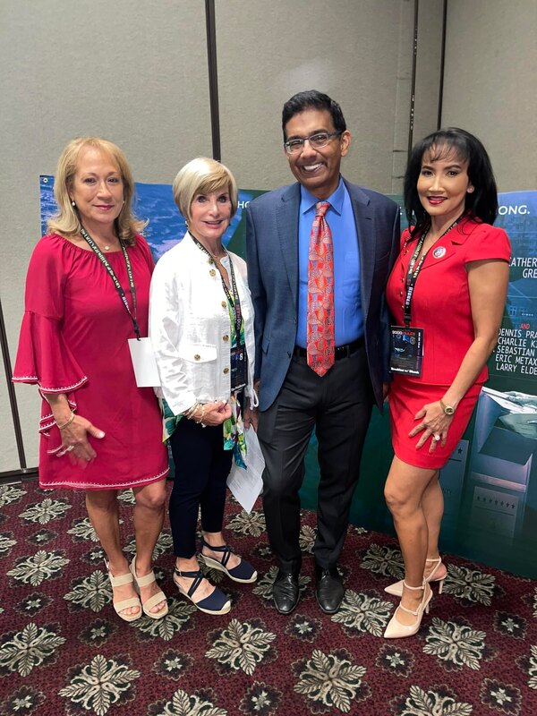 Roby Dyer, Sister Fontenot, Dinesh DSouza, and Kim Vaughn
