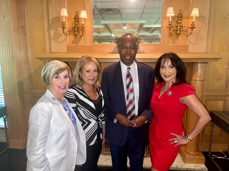Sister Fontenot, Roby Dyer, Ben Carson, and Kim Vaughan